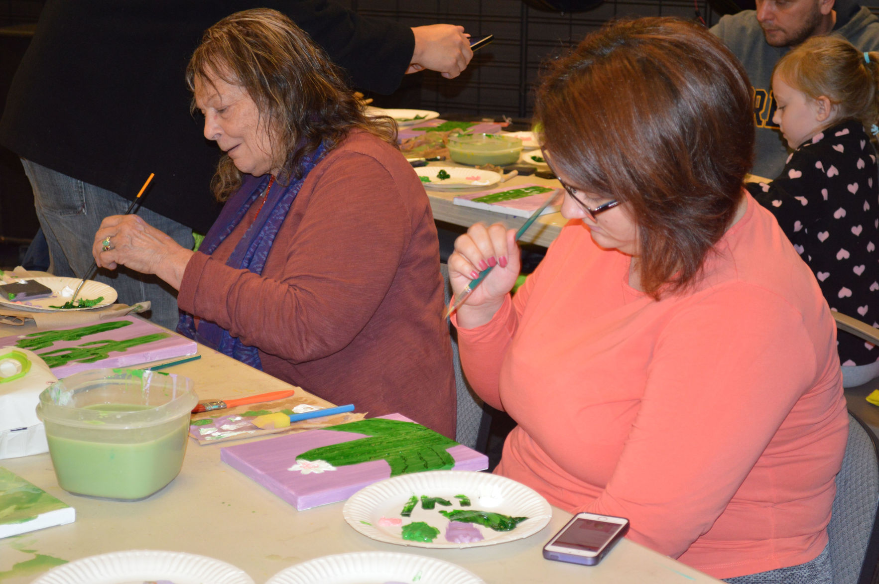Paint nite at Bookmans offers fun and art for all